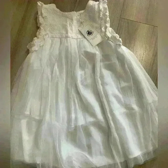 Petit  bateau white dress - Picture 4 of 7